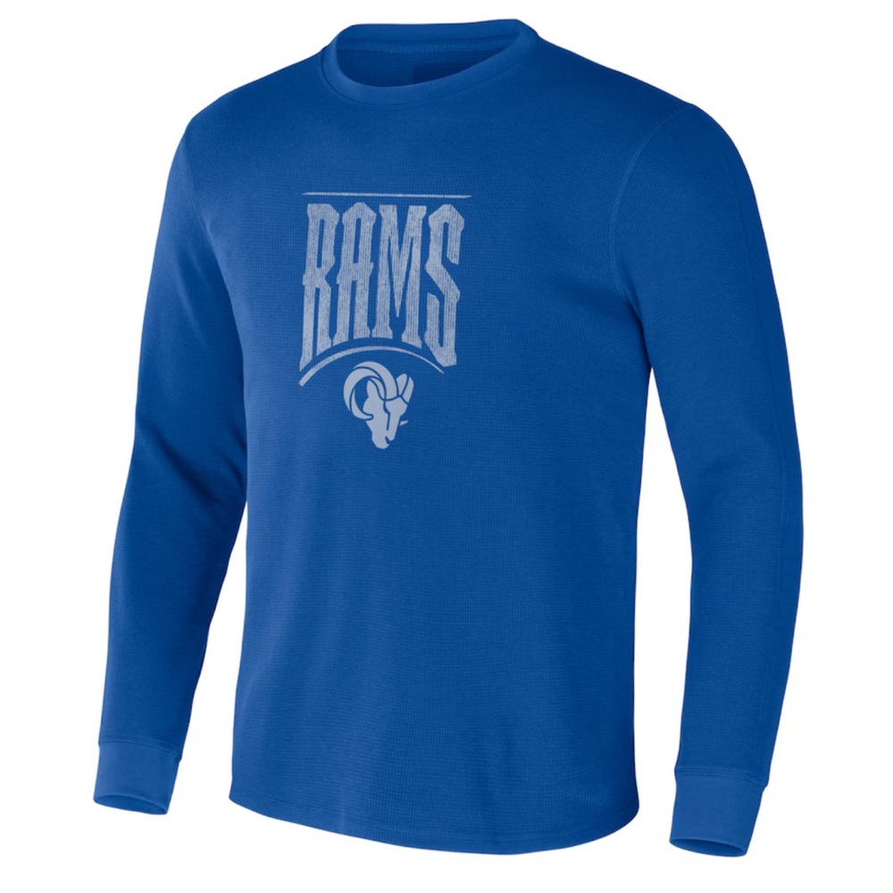 Los Angeles Rams NFL x Darius Rucker Collection Long Sleeve Thermal Large NWT